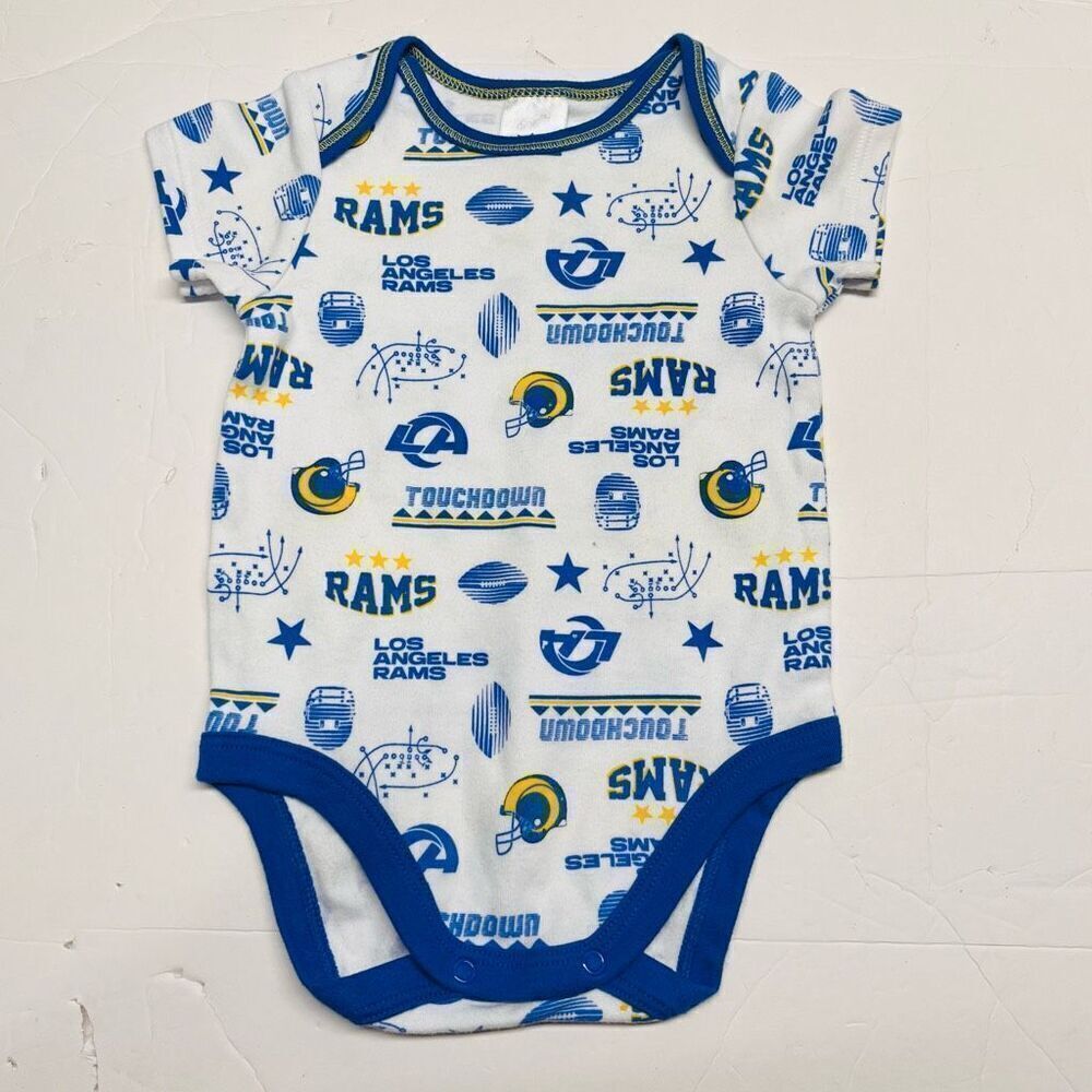 Team Apparel LA Rams Bodysuit Boys 0-3 Months